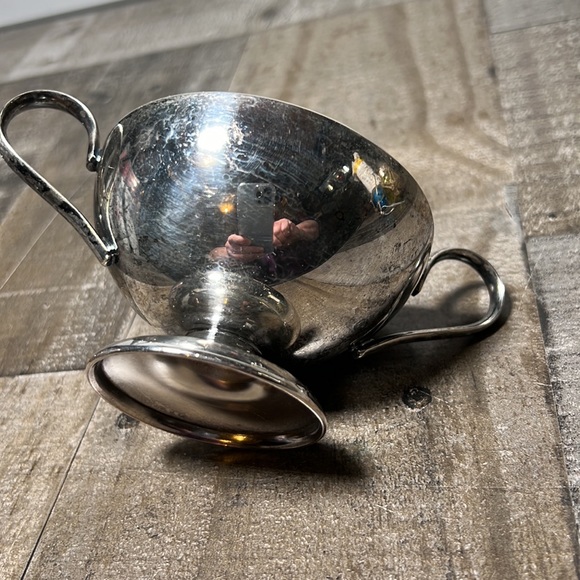 VINTAGE BENEDICT SILVER PLATE BMC CREAM SUGAR SET - Picture 7 of 7